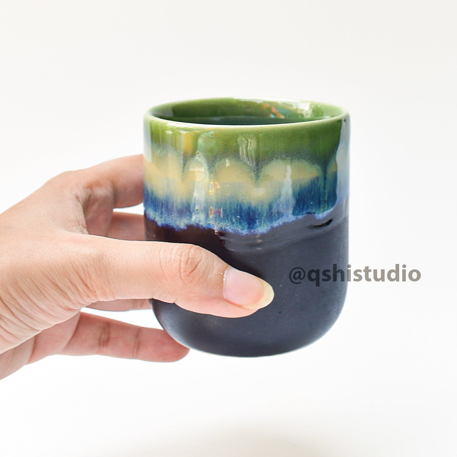 Kulhad Sipper Tea Cup - Black