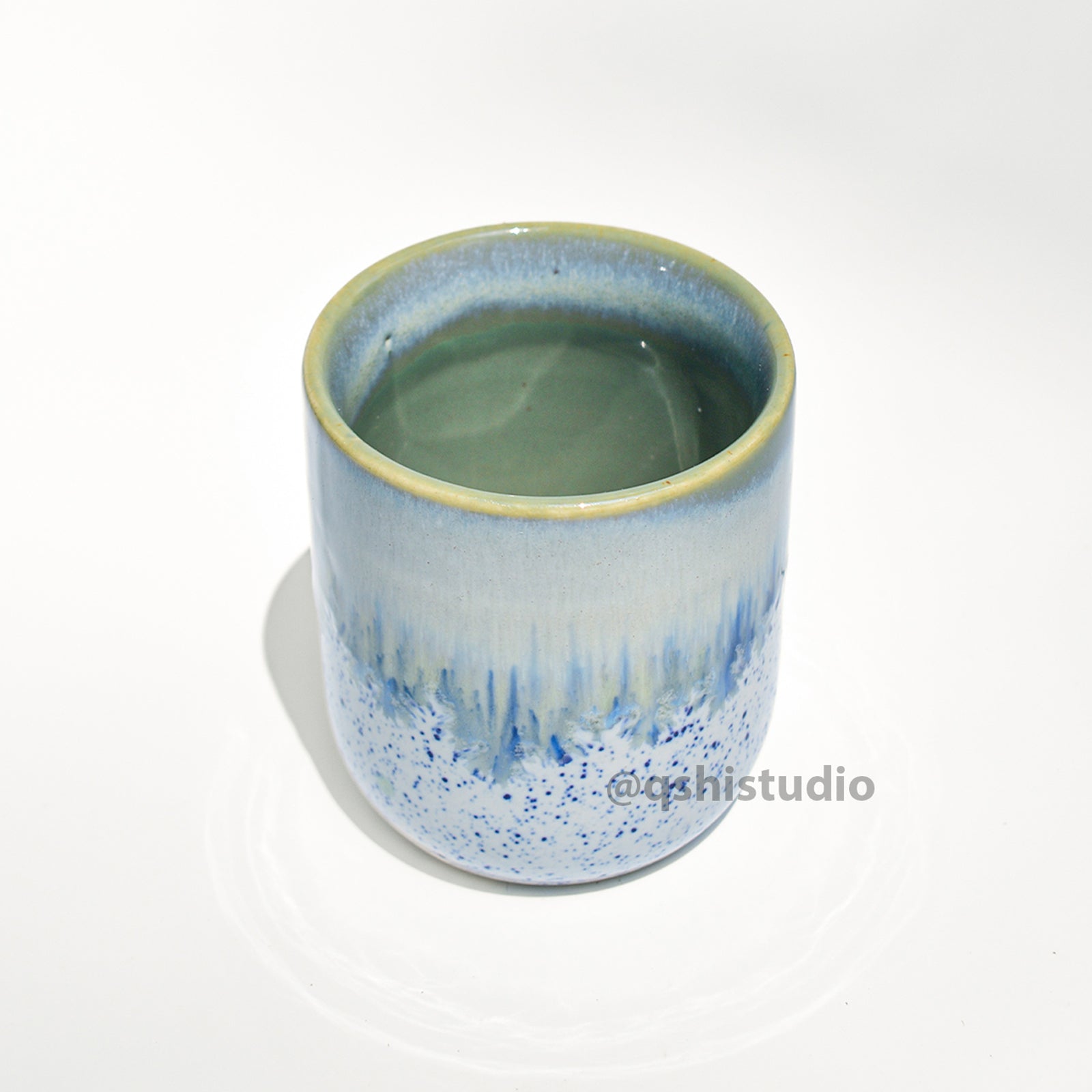 Kulhad Sipper Tea Cup - Speckled Ice