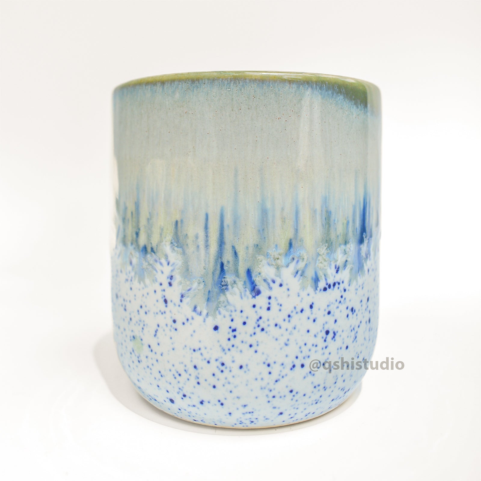 Kulhad Sipper Tea Cup - Speckled Ice