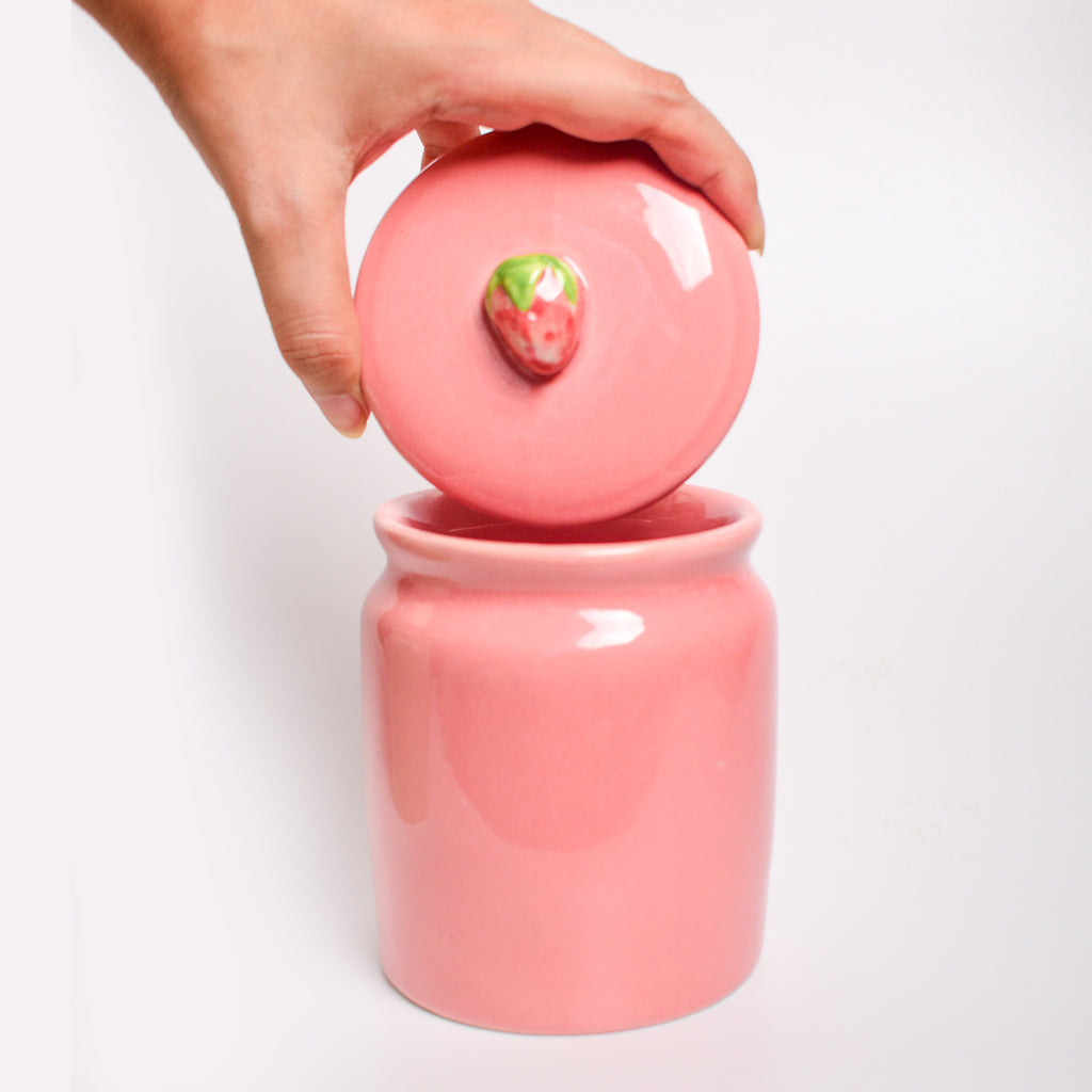 Berry Bow Ceramic Jar Gift Set
