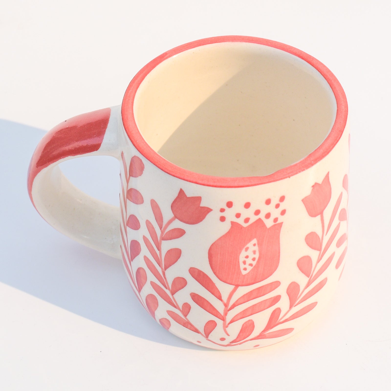 Ceramic Coffee Mug - Red Anar