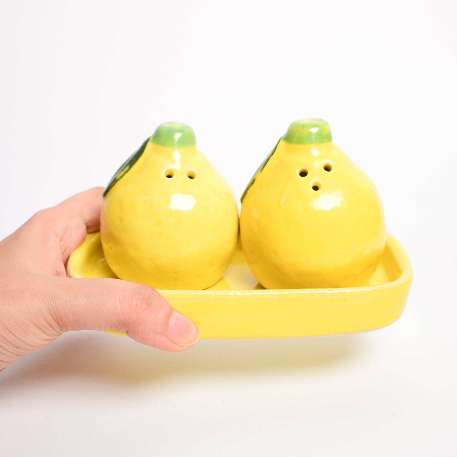 Salt & Pepper Shaker Set - Lemon