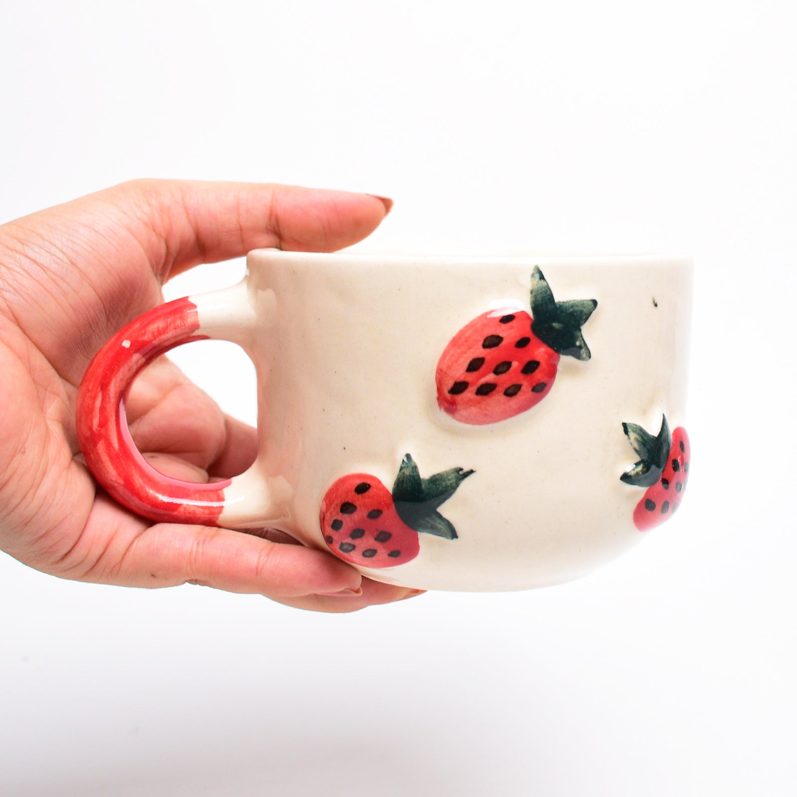 Ceramic 3D mug - Strawberry surprise