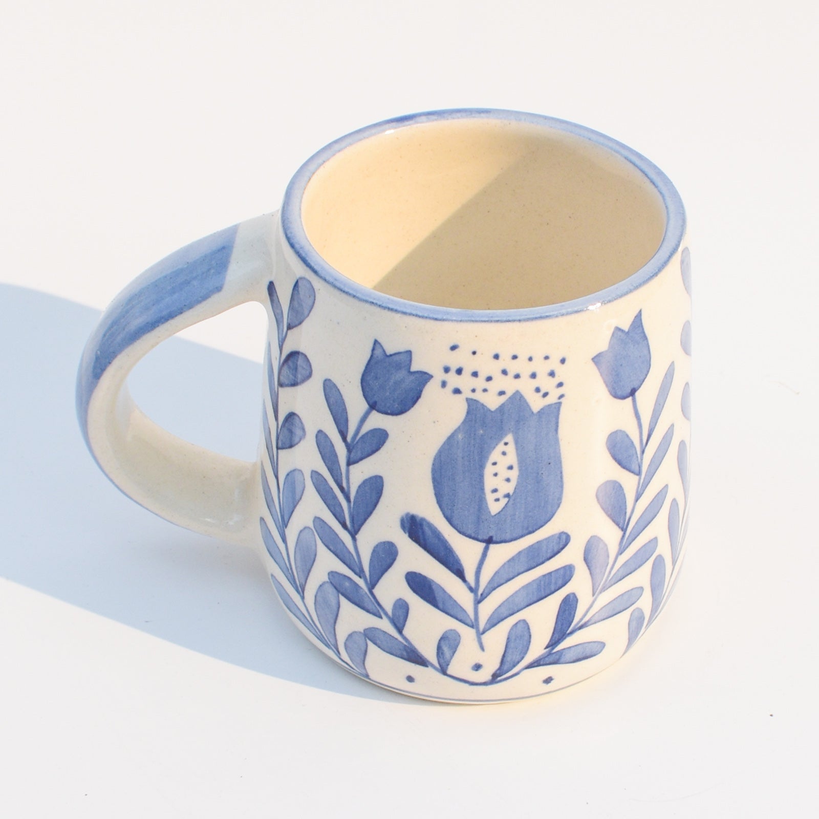 Ceramic Coffee Mug - Blue Anar