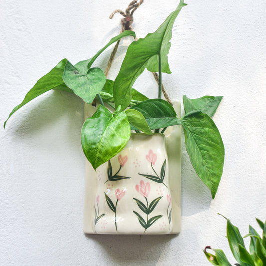 Ceramic Wall Planter - Tulip