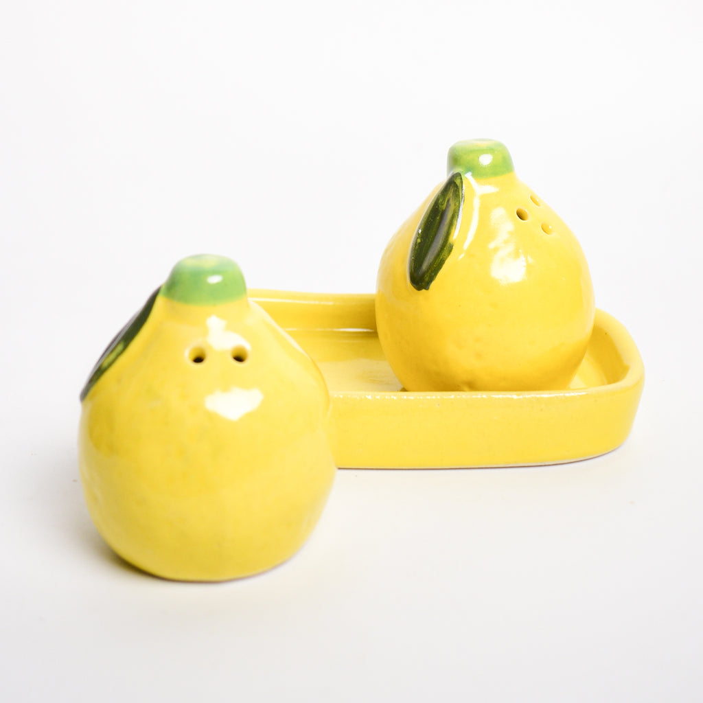 Salt & Pepper Shaker Set - Lemon