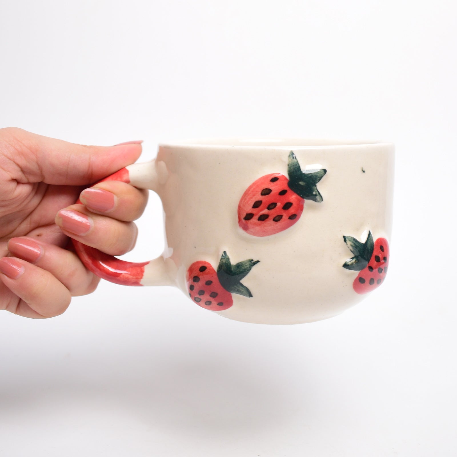 Ceramic 3D mug - Strawberry surprise