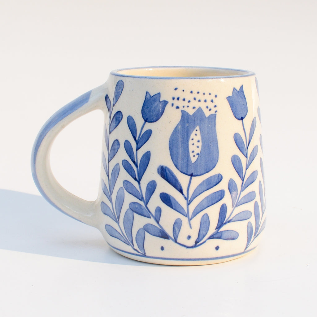 Ceramic Coffee Mug - Blue Anar