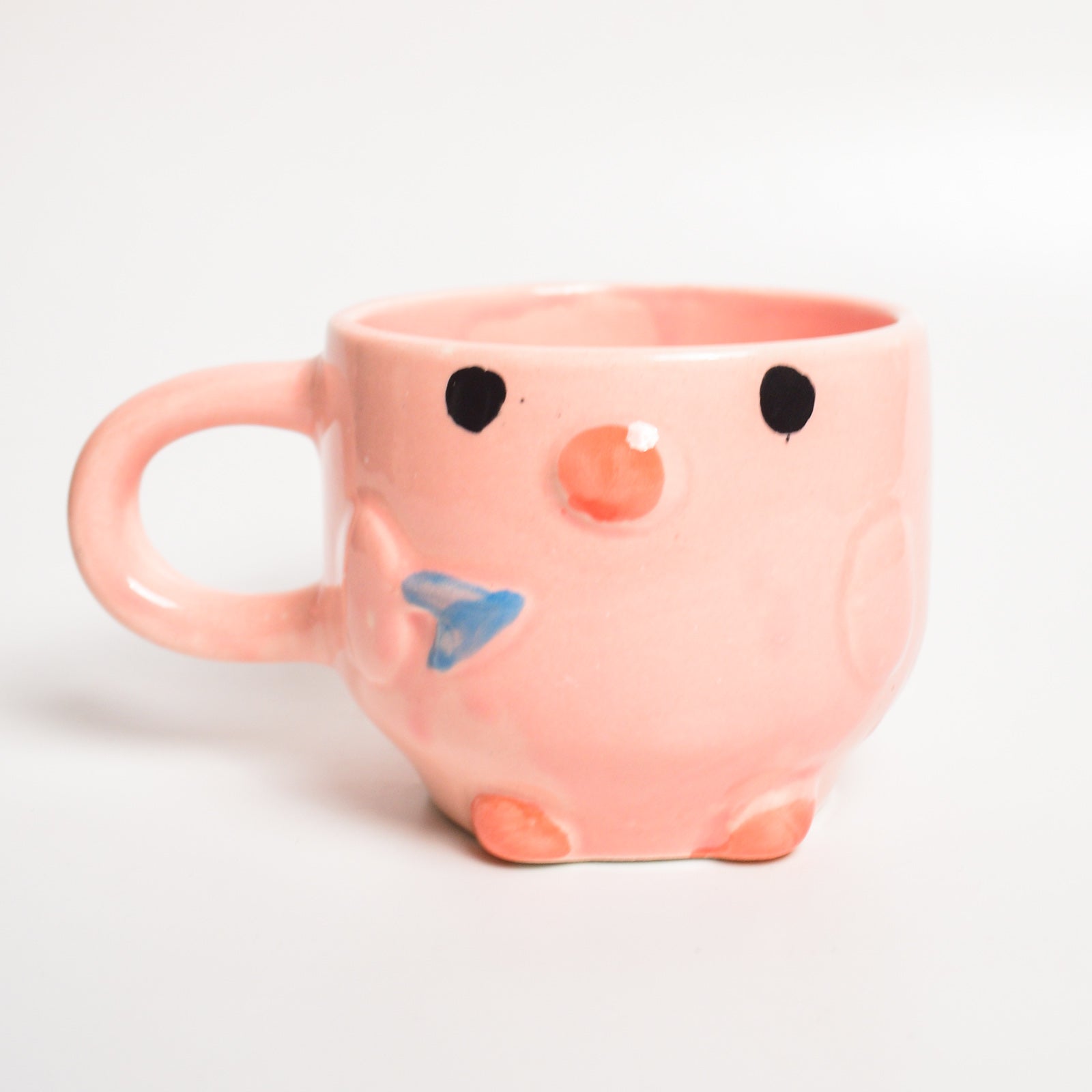 Ceramic cute mug - Pink Killer duck