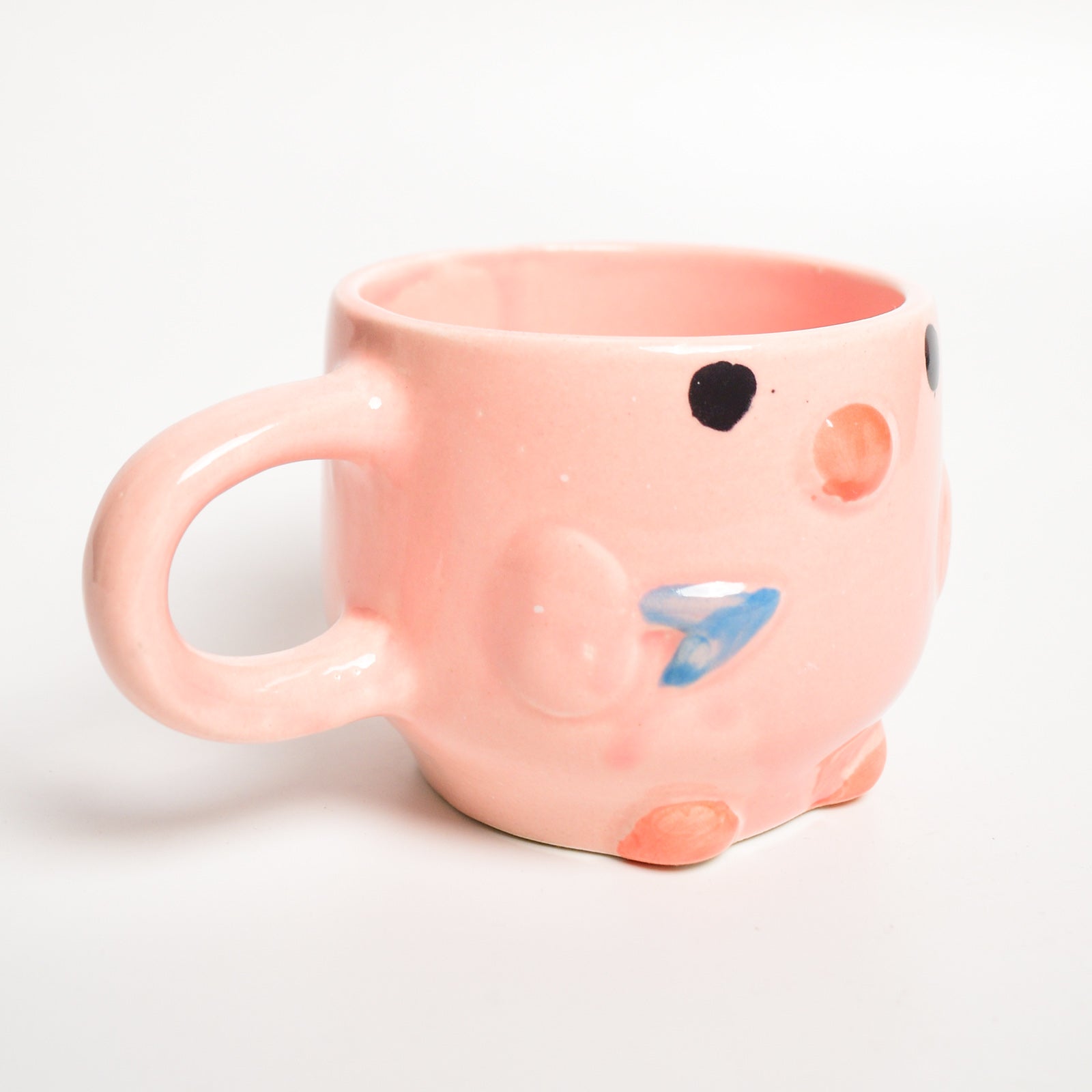 Ceramic cute mug - Pink Killer duck