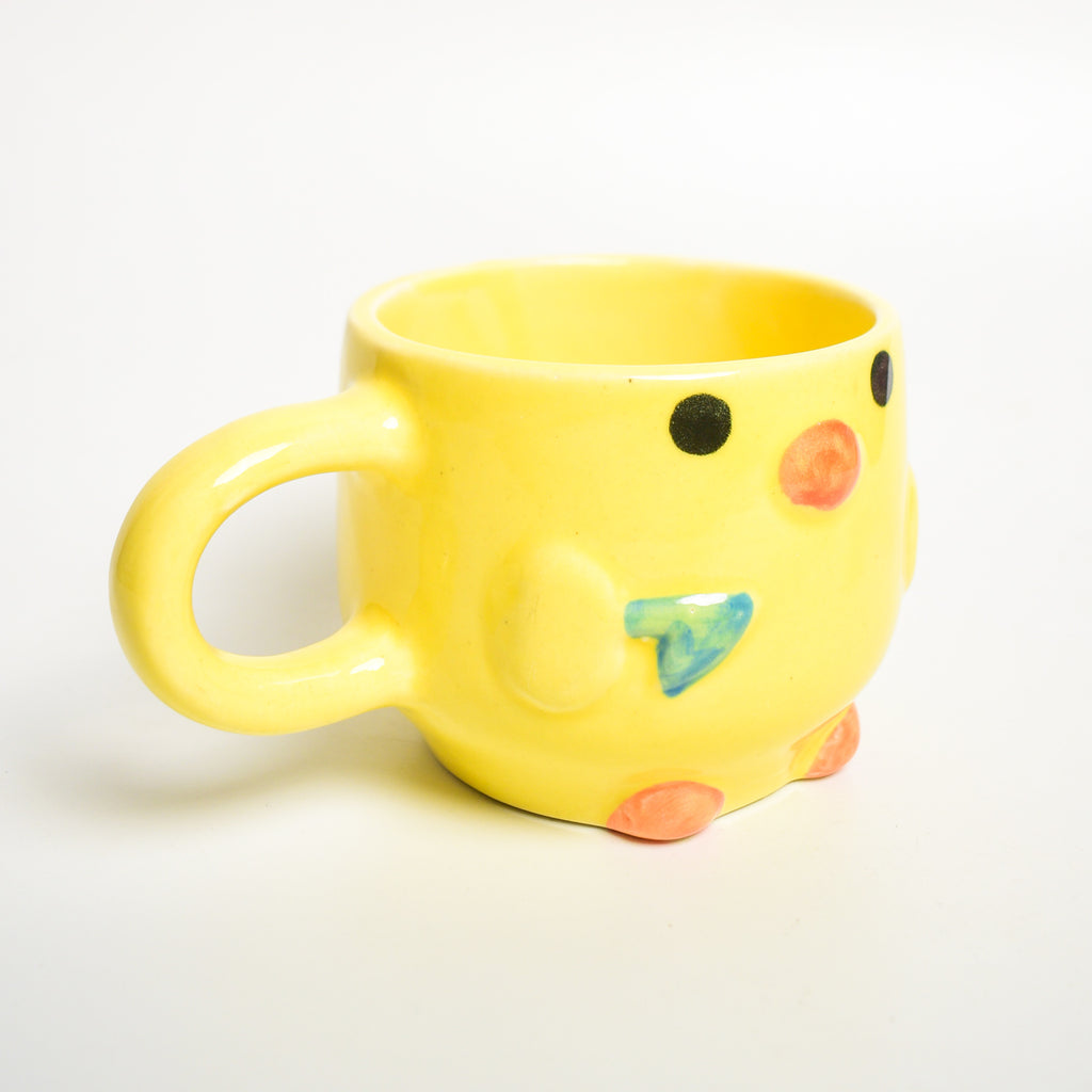 Ceramic Cute Mug - Yellow Killer Duck