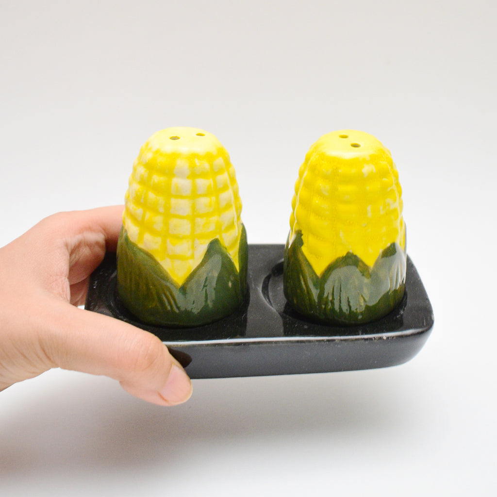 Salt & Pepper Shaker Set - Corn