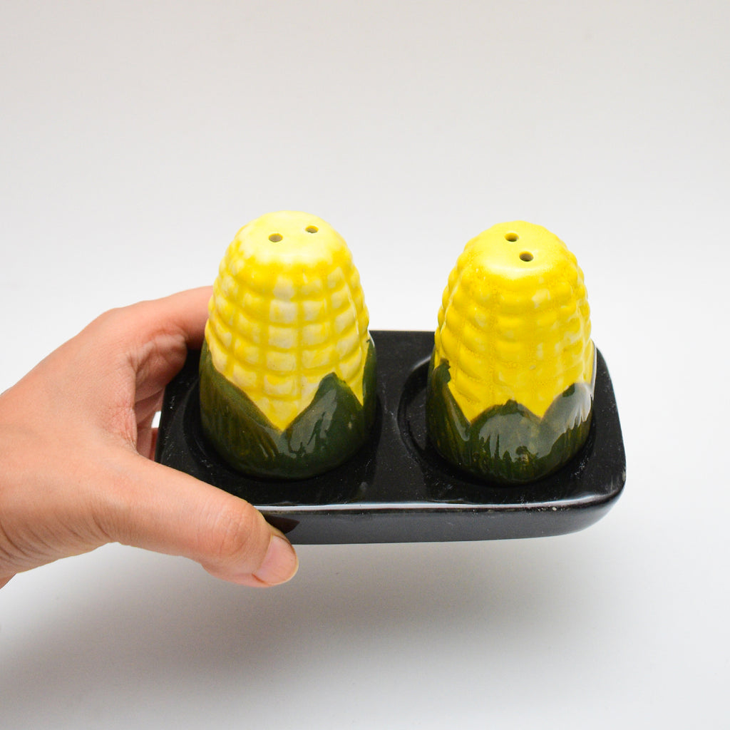 Salt & Pepper Shaker Set - Corn