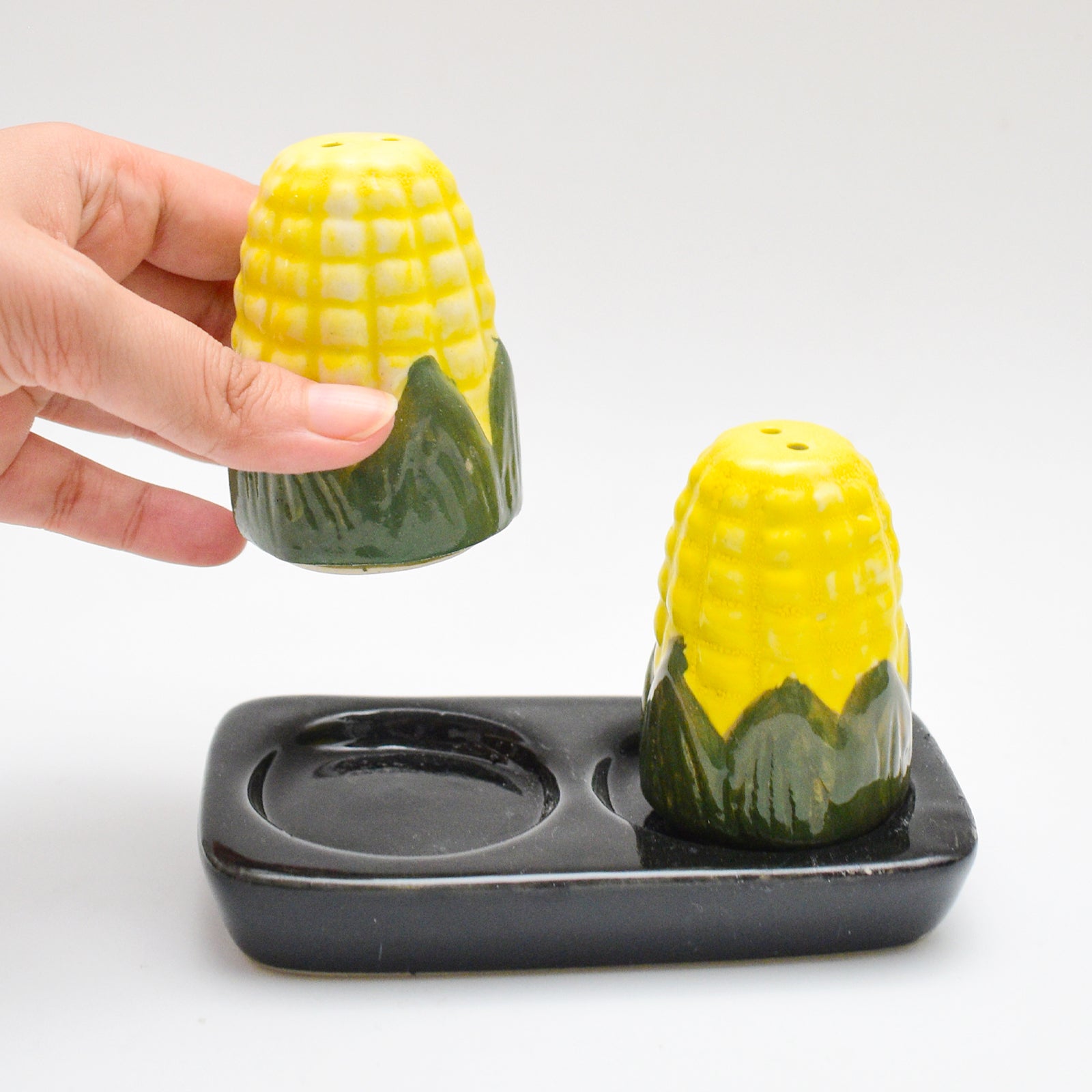 Salt & Pepper Shaker Set - Corn