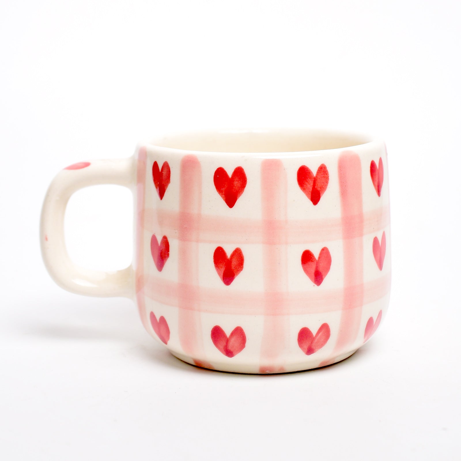 Ceramic cute mug - Heart Checks