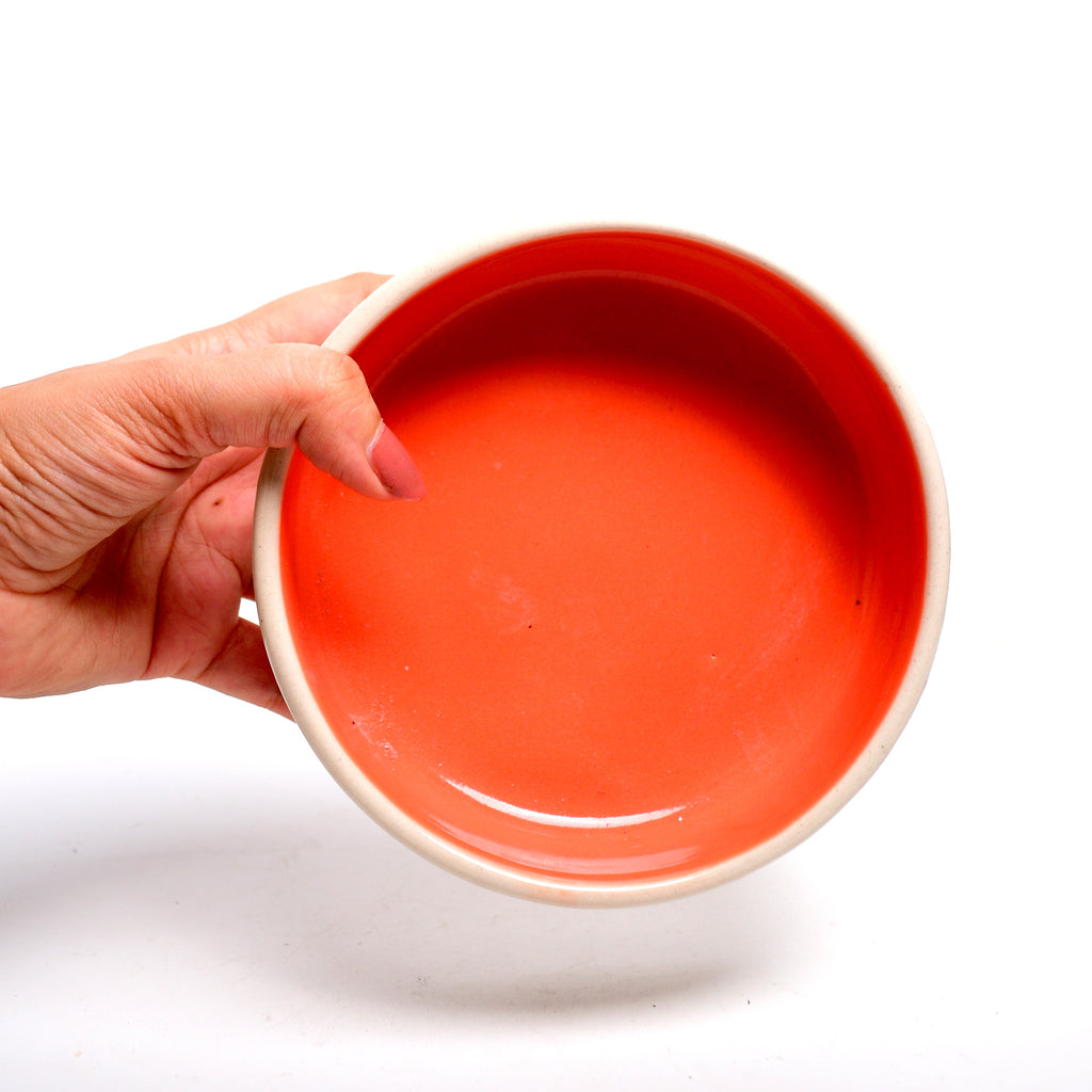 Ceramic Small Bowl - Orange Bloom