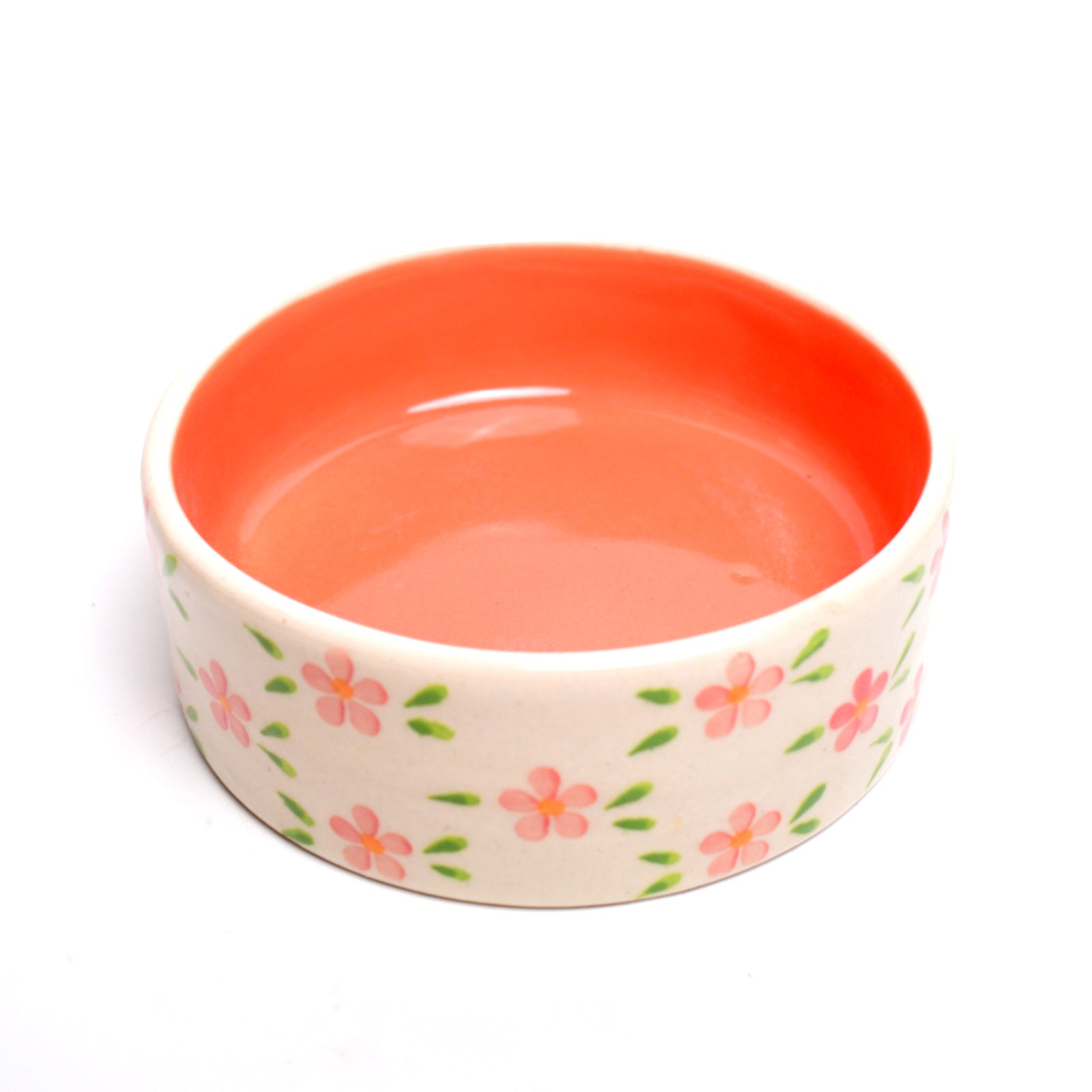 Ceramic Small Bowl - Orange Bloom