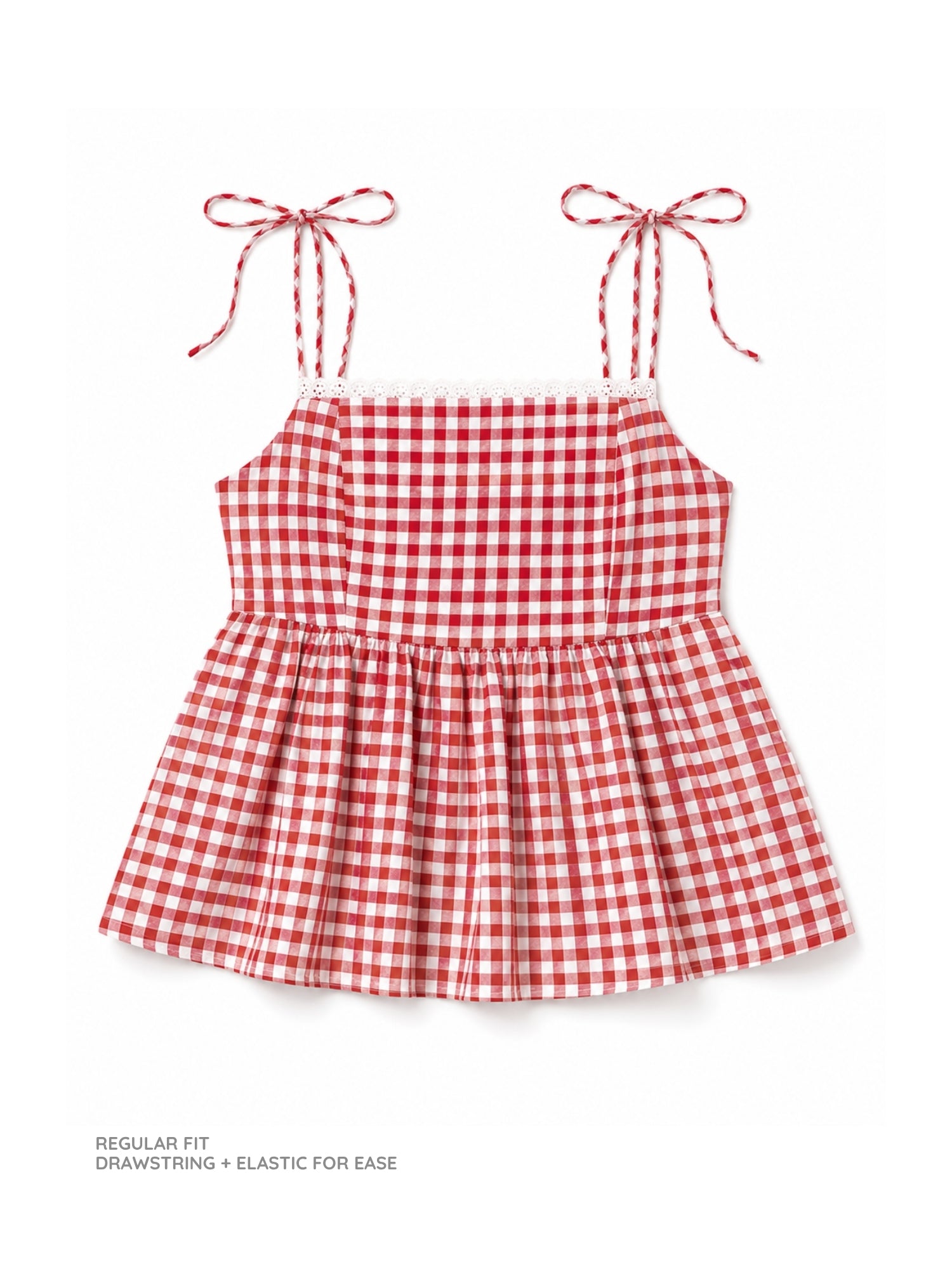 Gingham Lace Sunday Co-ord Set