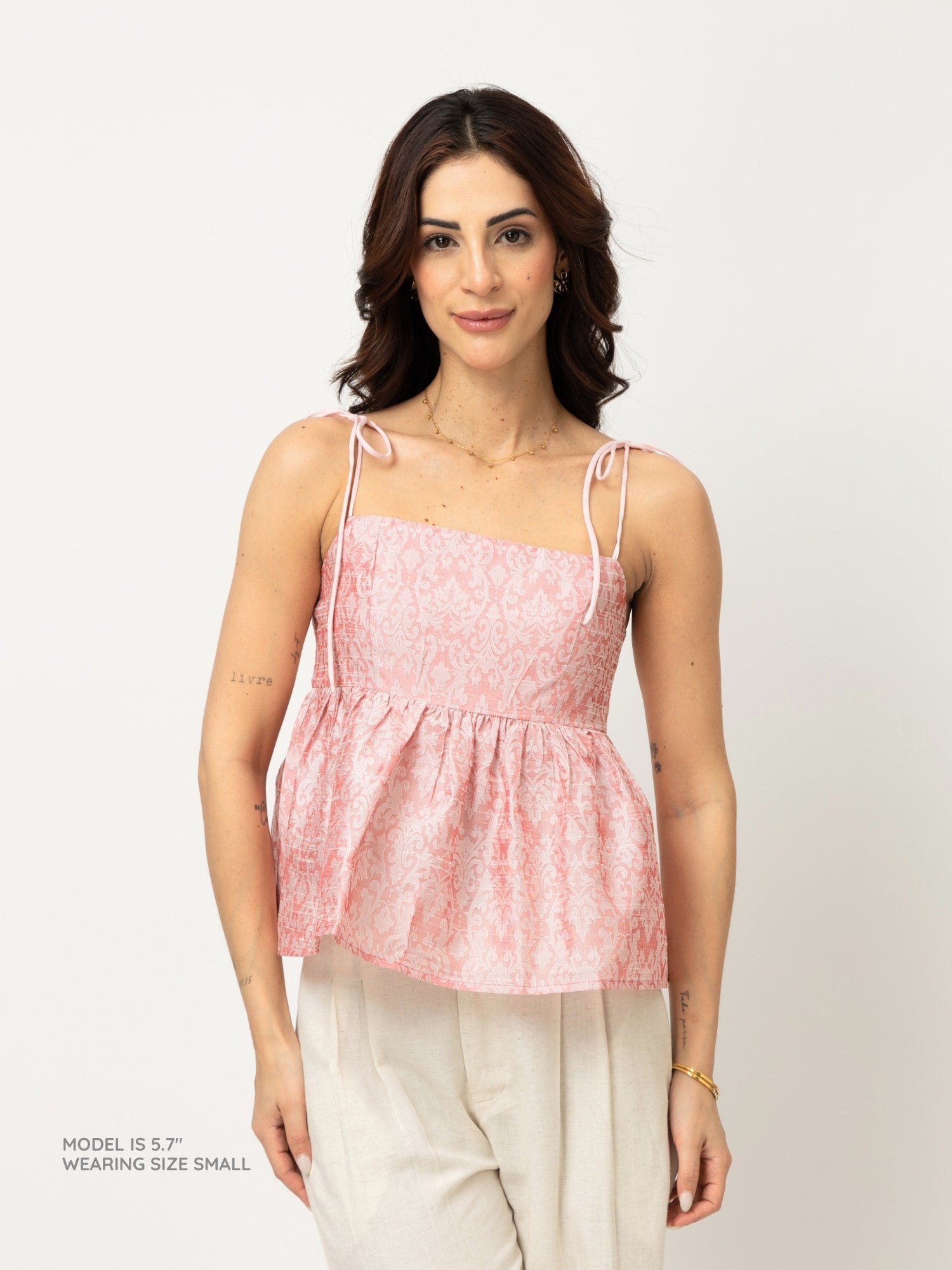 Rose Babydoll Top