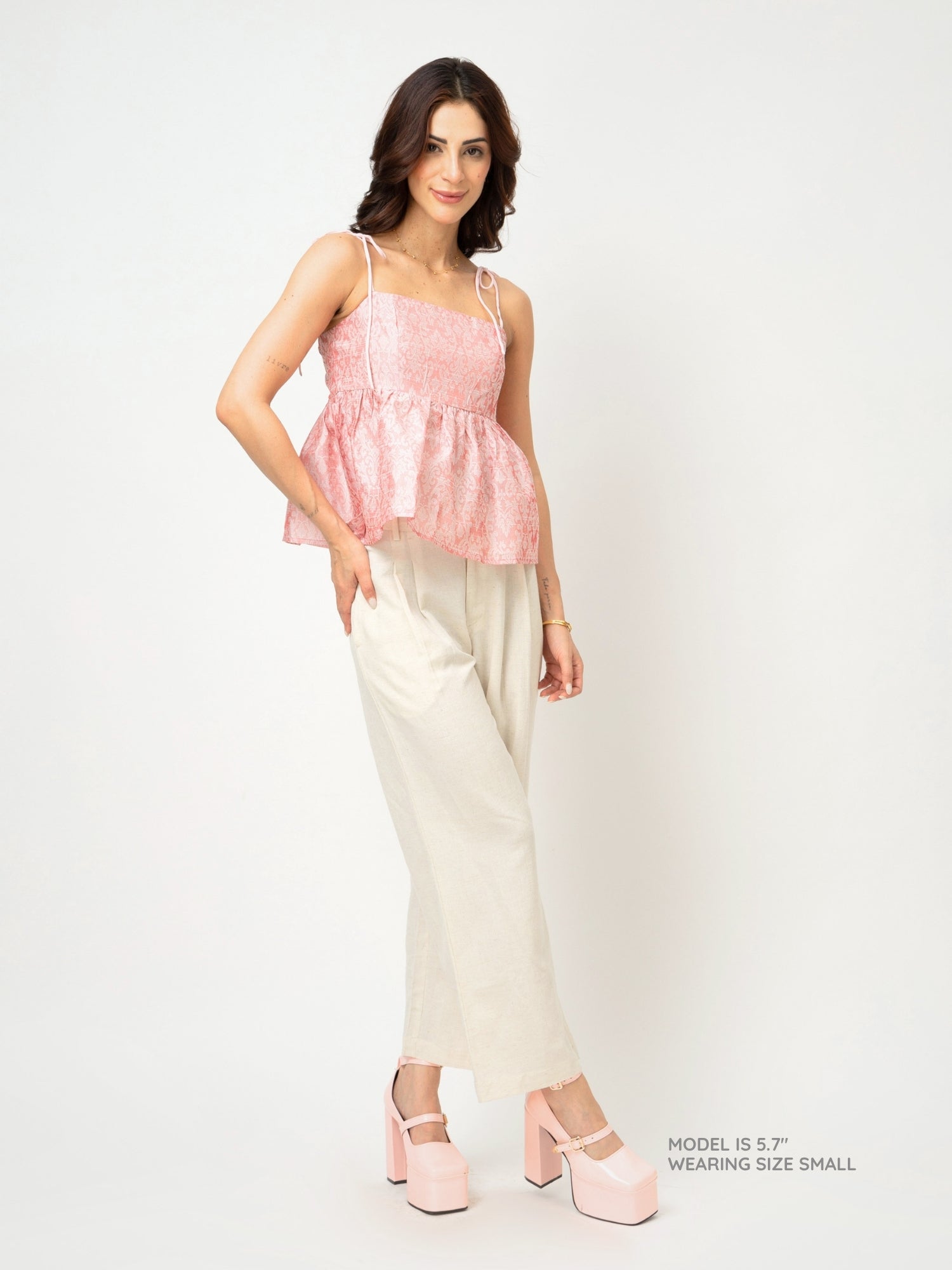Rose Babydoll Top