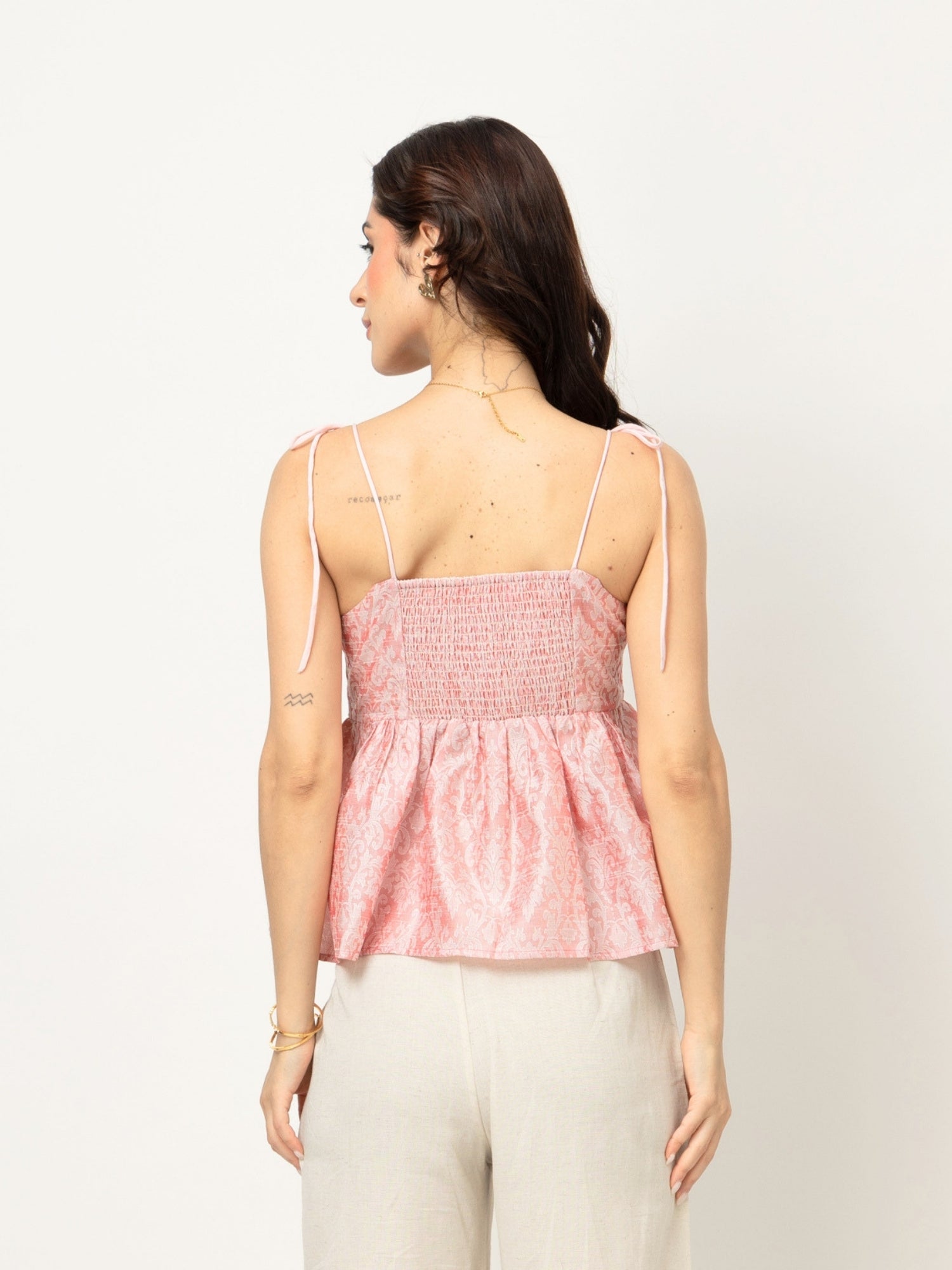 Rose Babydoll Top