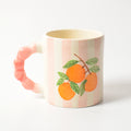 Coffee mug - Pink Striped Oranges