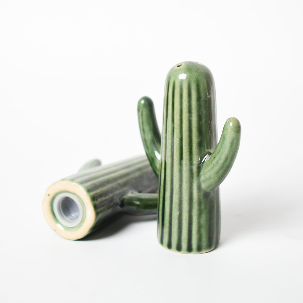 Salt & Pepper Shaker Set - Cactus
