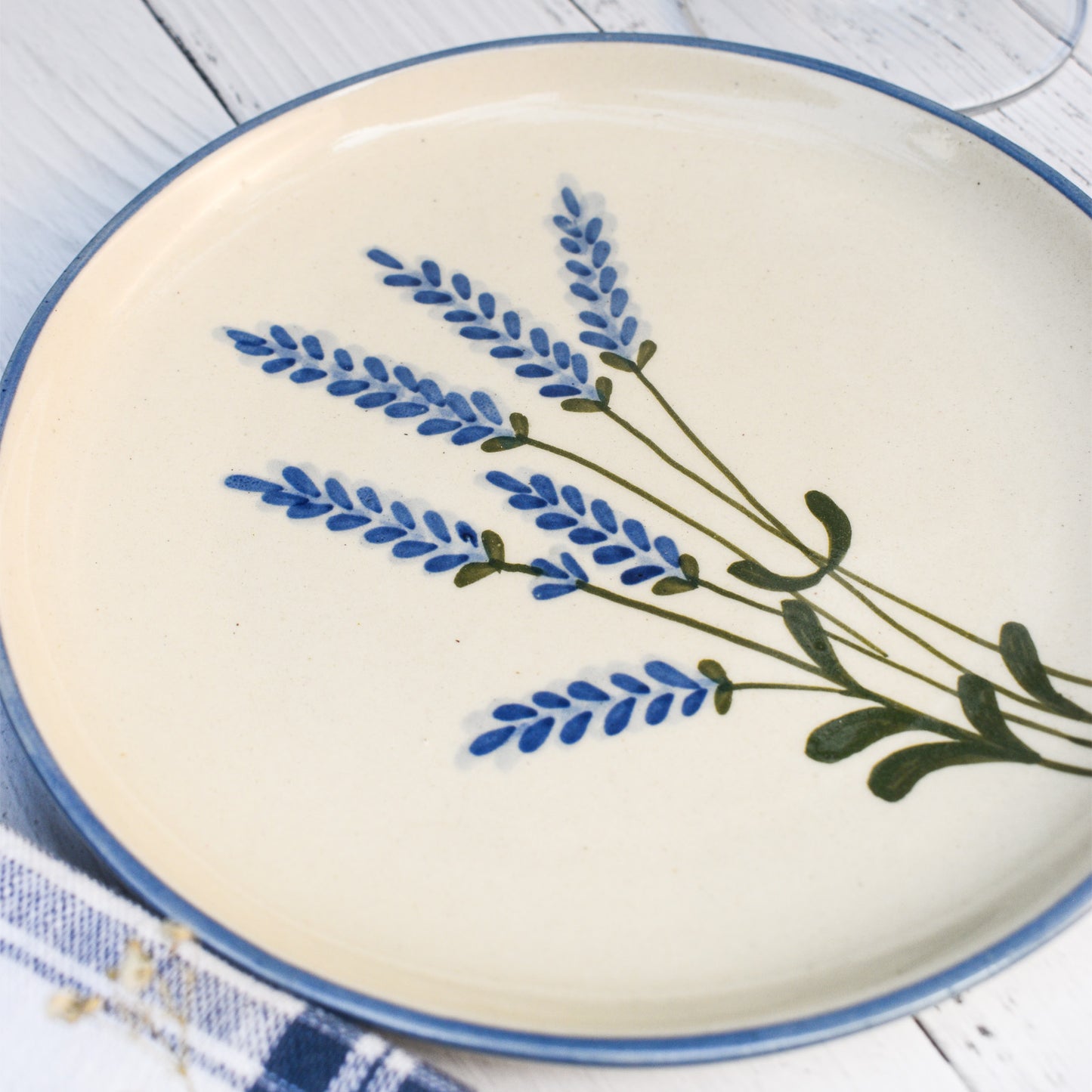 Ceramic Dessert Plates - Lavender