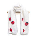 Women’s Knit Scarf- Strawberry