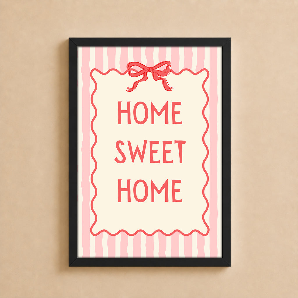 Wall Art Poster - Home Sweet Home
