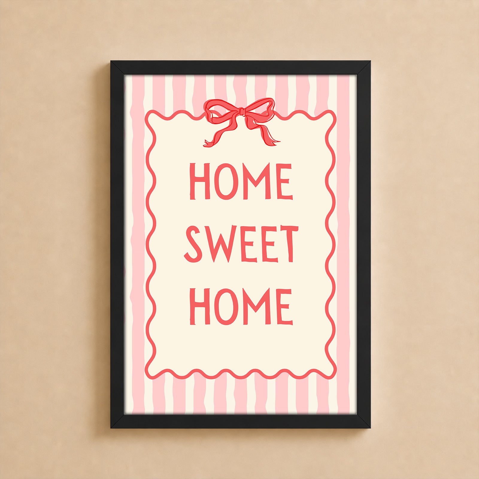 Wall Art Poster - Home Sweet Home