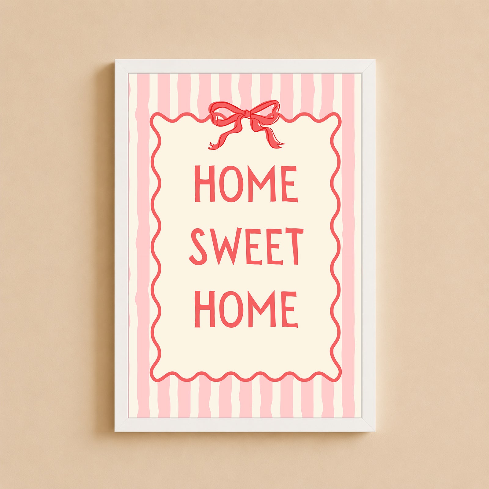 Wall Art Poster - Home Sweet Home