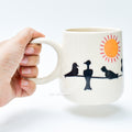 Handmade Ceramic Mug - Birdy
