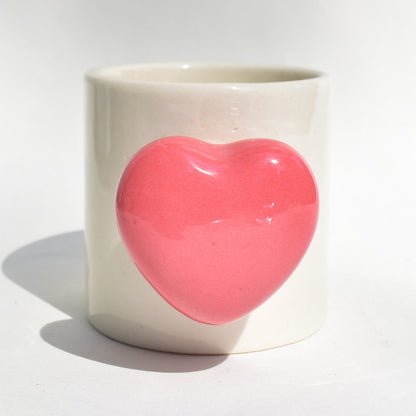 Aesthetic Coffee Mug - Heart Knob