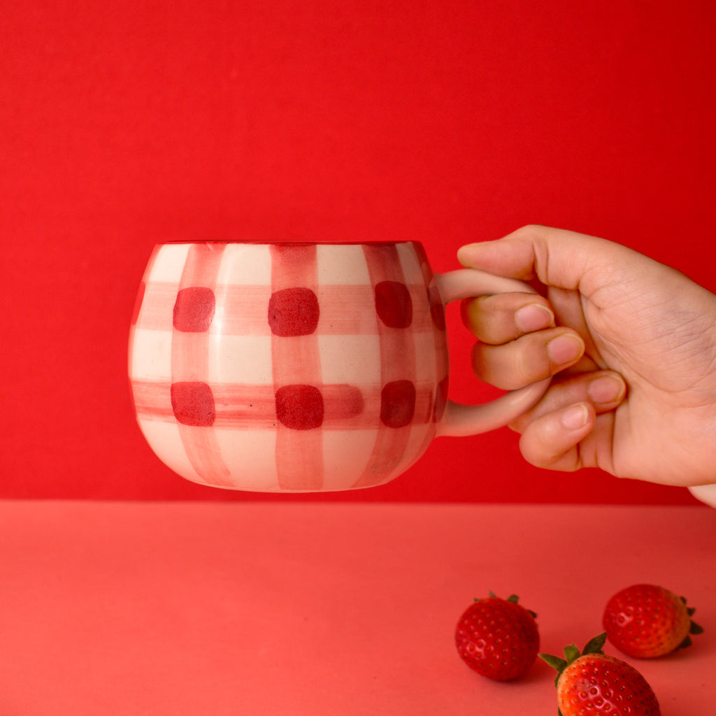 Cute Coffee mug - Pretty Plaid
