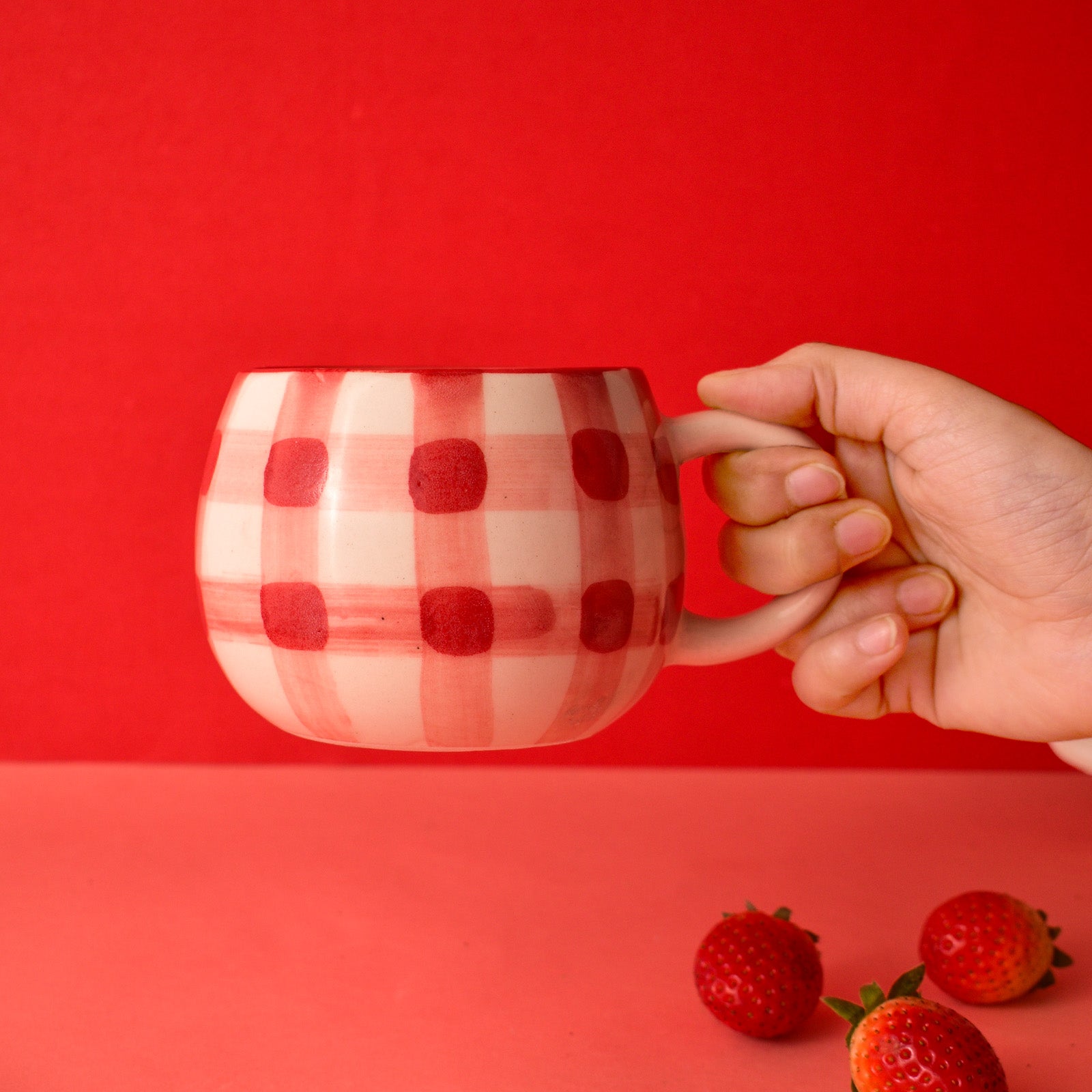 Cute Coffee mug - Pretty Plaid