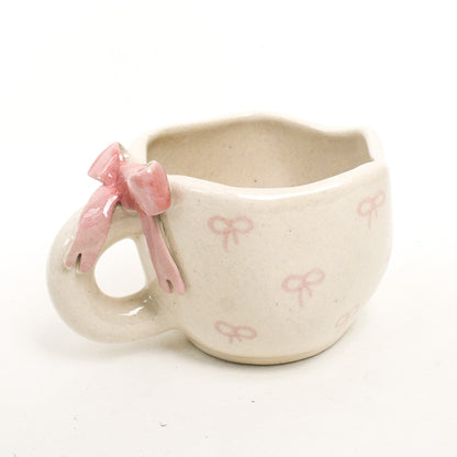 Cute Ceramic Mug - Bow