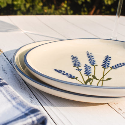 Ceramic Dessert Plates - Lavender