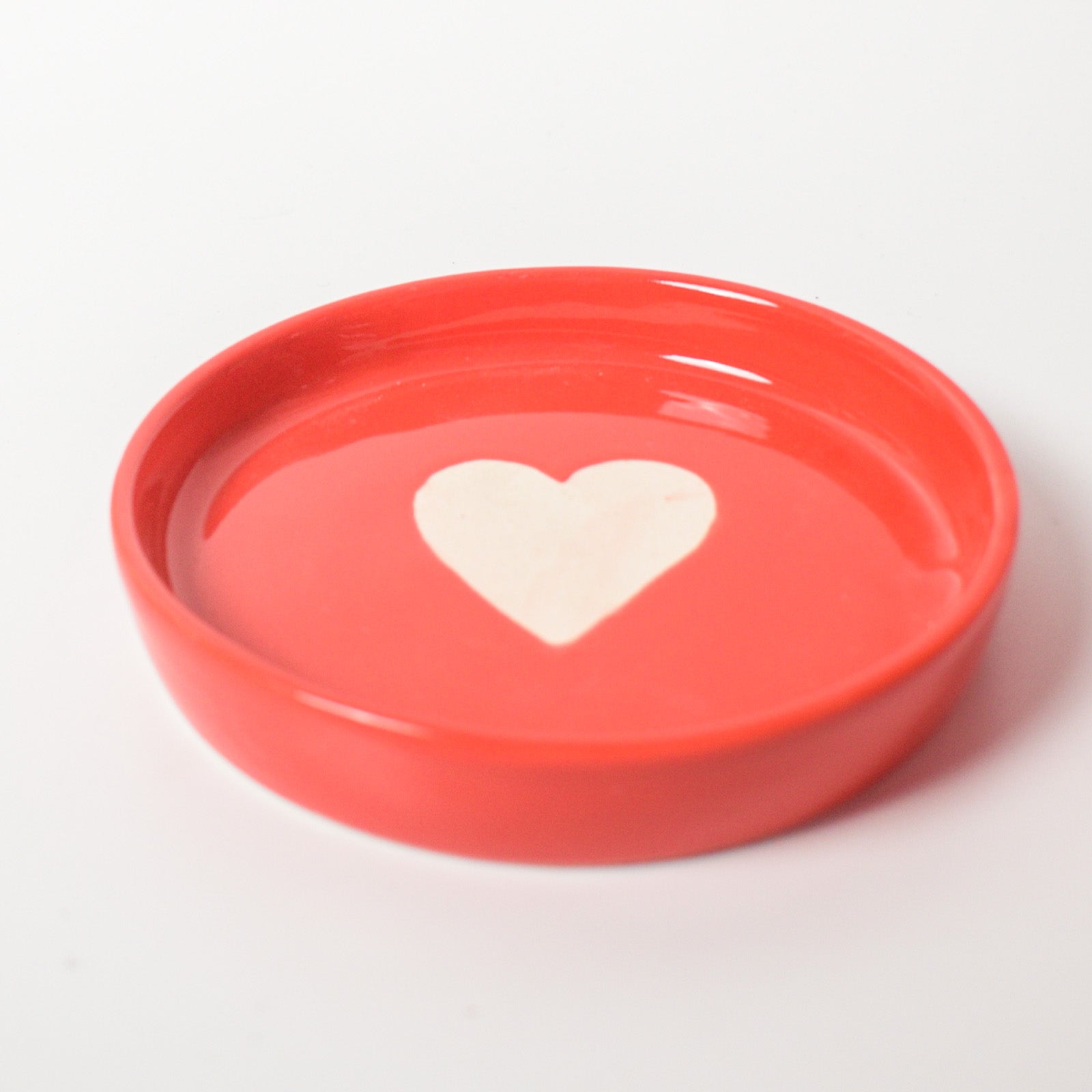 Coffee Cup & Coaster Set - Big Red Heart