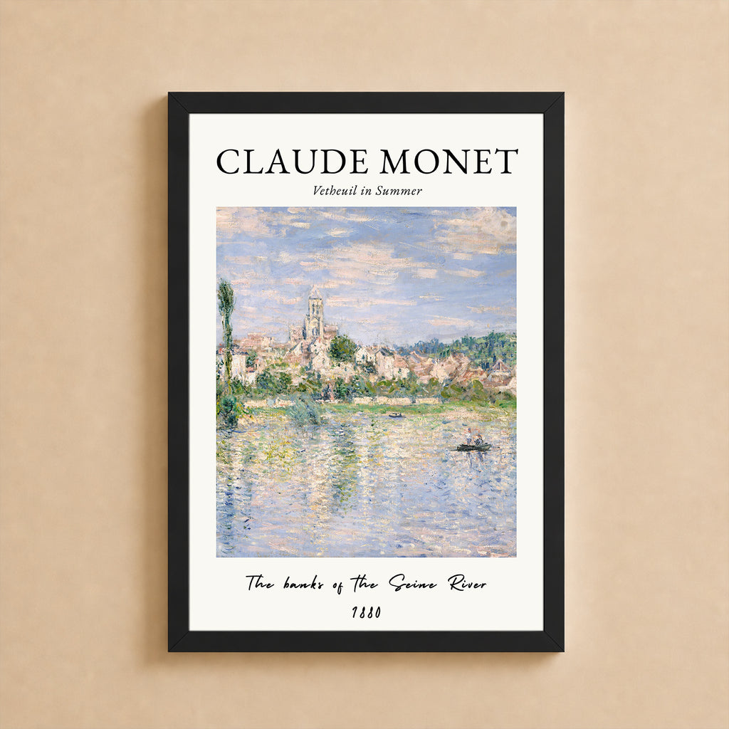 Wall Art Poster - Vétheuil in Summer