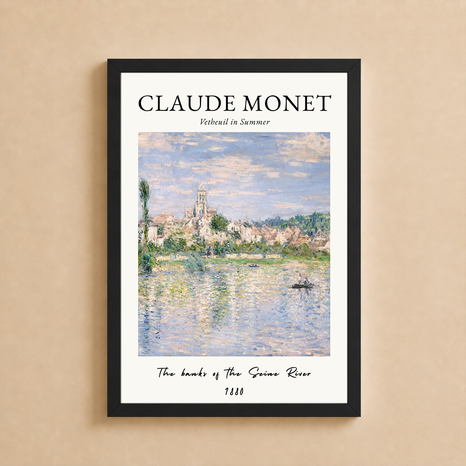 Wall Art Poster - Vétheuil in Summer