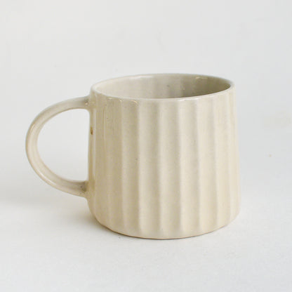 cream brew ceramic coffee mug