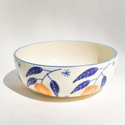 Ceramic Salad Fruit Bowl - Lemon