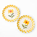 Cute Dessert Plate -  Yellow Bloom