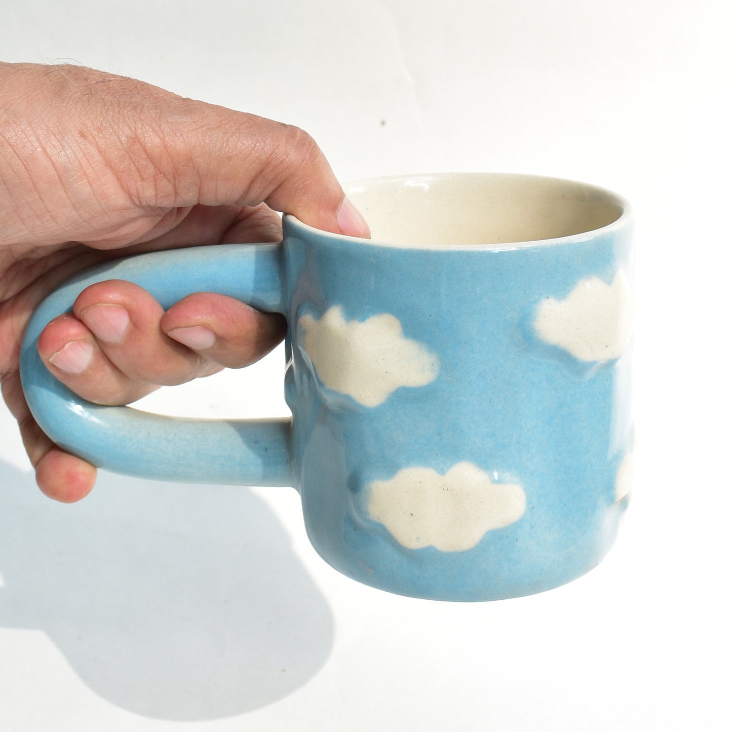 Pinterest Cup - Sky Blue Cloud