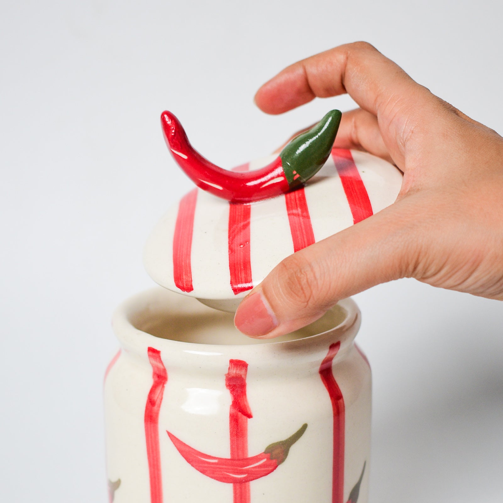Ceramic Jar - Mirchi