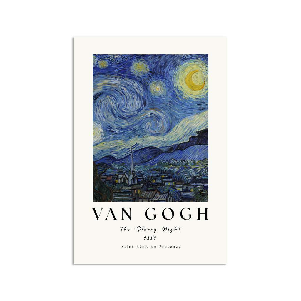 Wall Art Poster - Van Gogh's Starry night