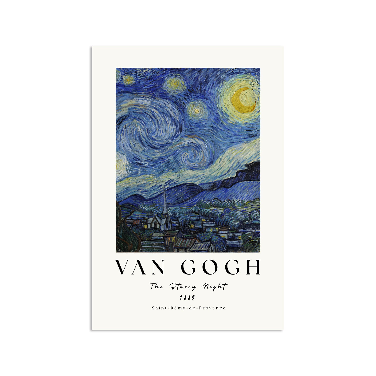 Wall Art Poster - Van Gogh's Starry night