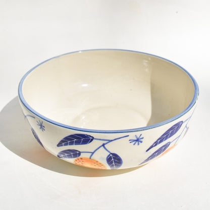 Ceramic Salad Fruit Bowl - Lemon