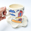 Tea Cup & Small Coaster Set - Home